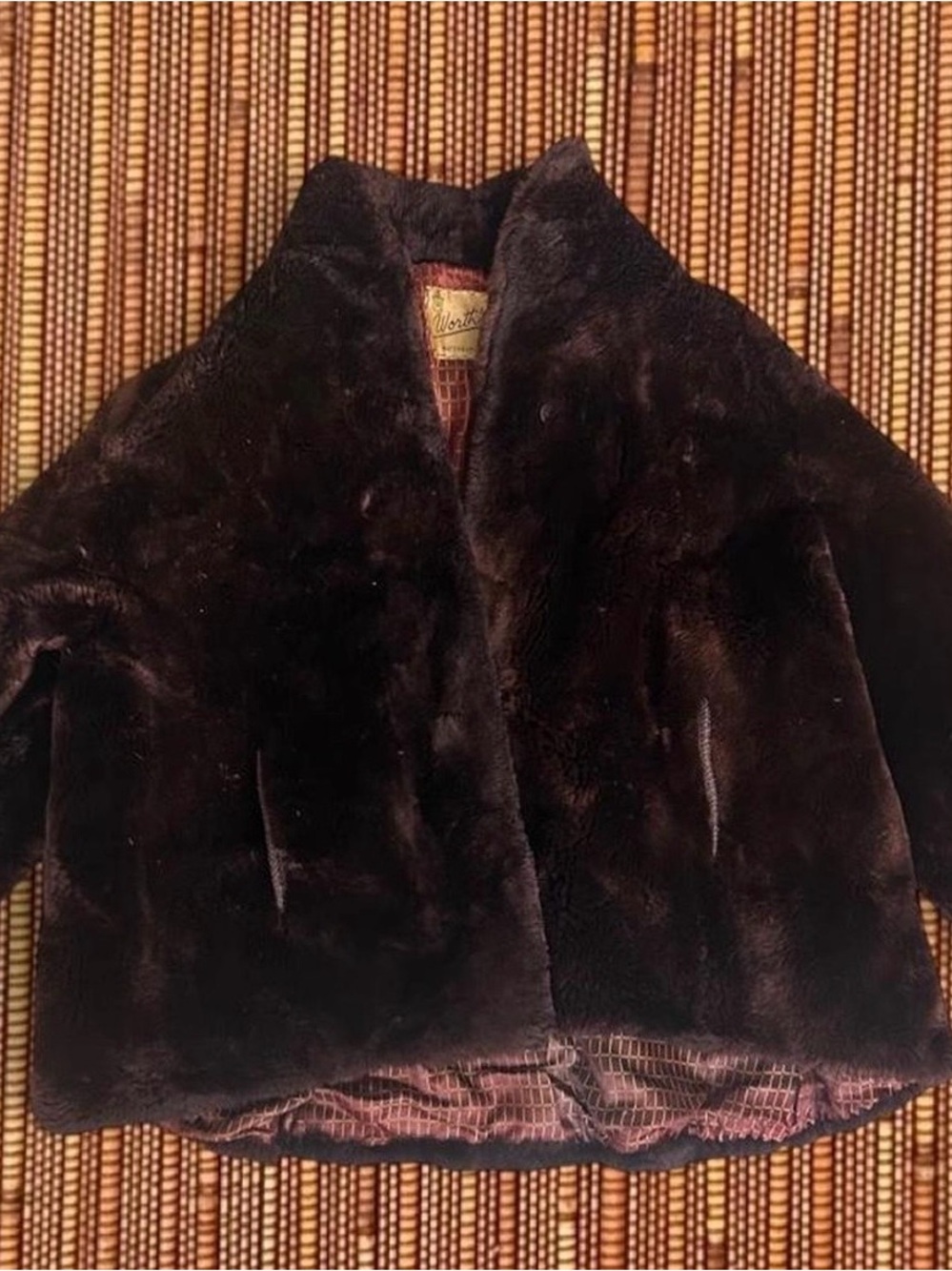 Worth Dark Brown Teddy Jacket